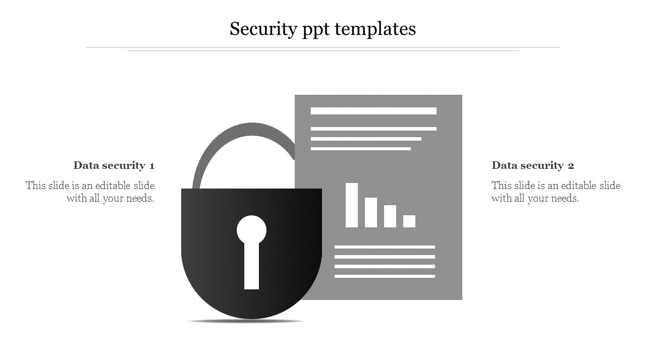 security ppt templates-gray